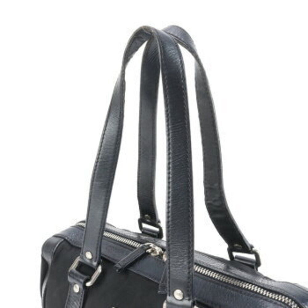 Prada leather triangle Tessuto bag logo black shoulder